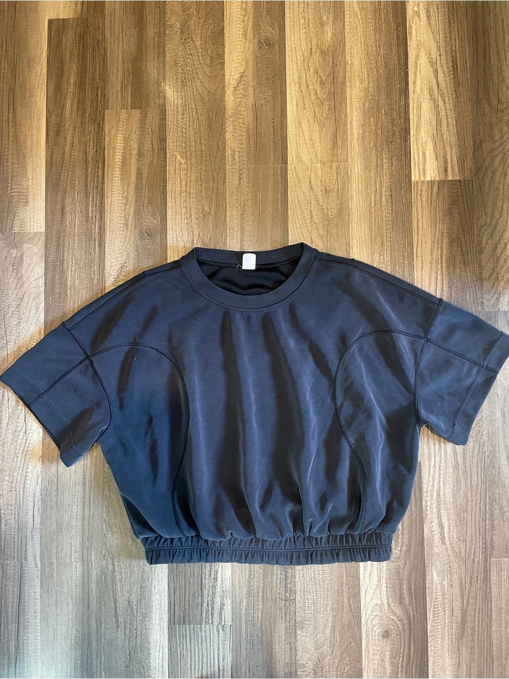Lululemon Softstreme Gathered Cropped T-Shirt